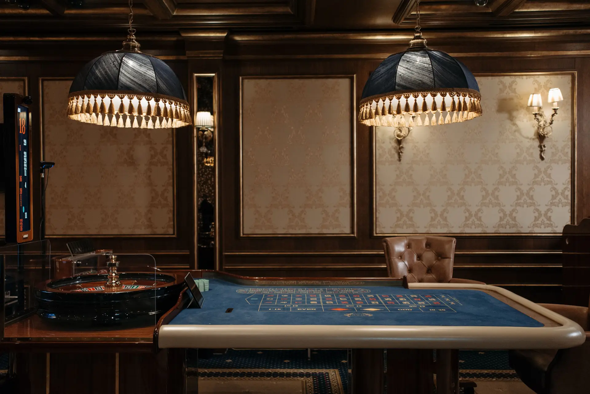Luxurious roulette table at Dravessiquegrandhaven